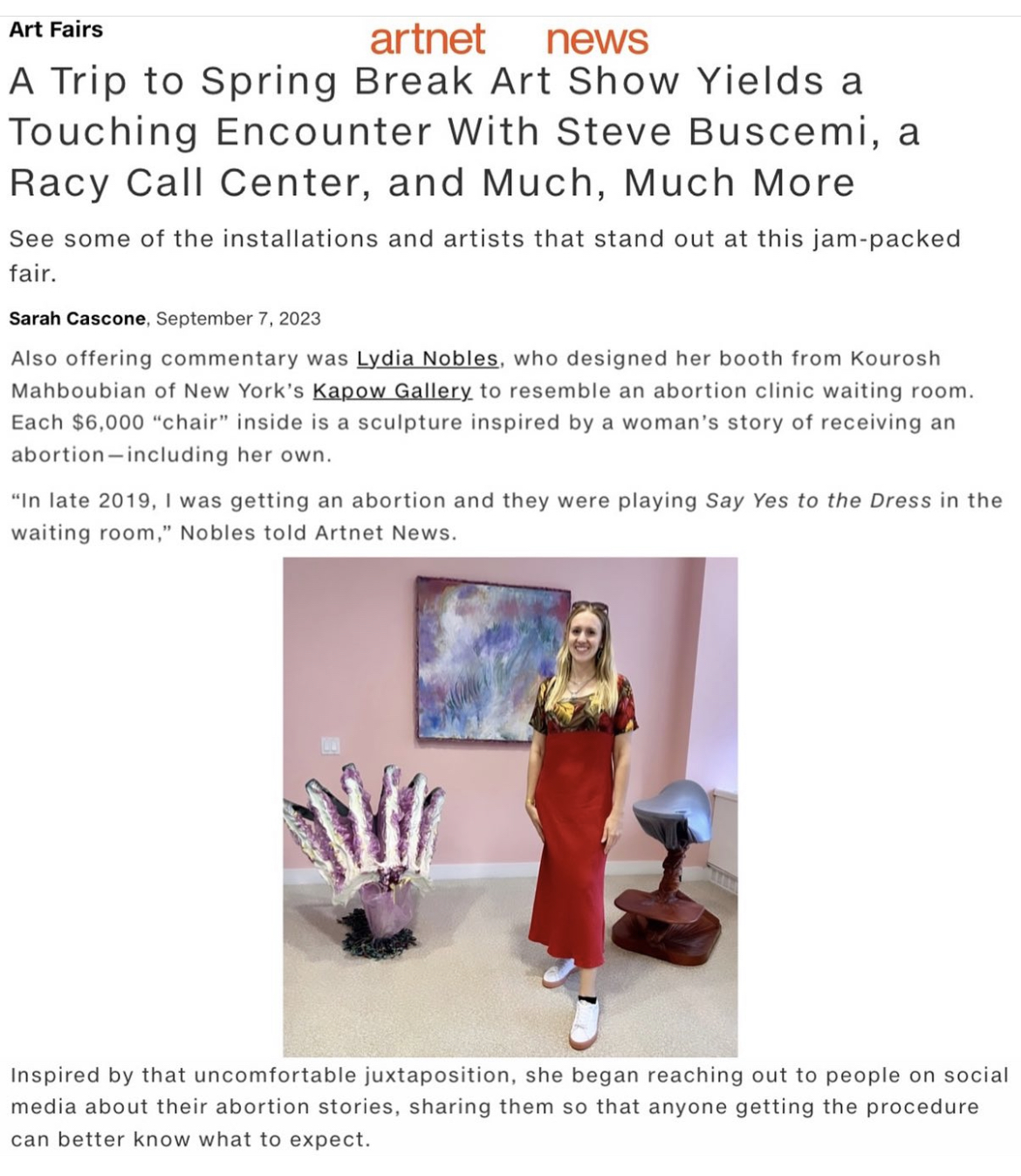 Artnet News, Sept. 7, 2023